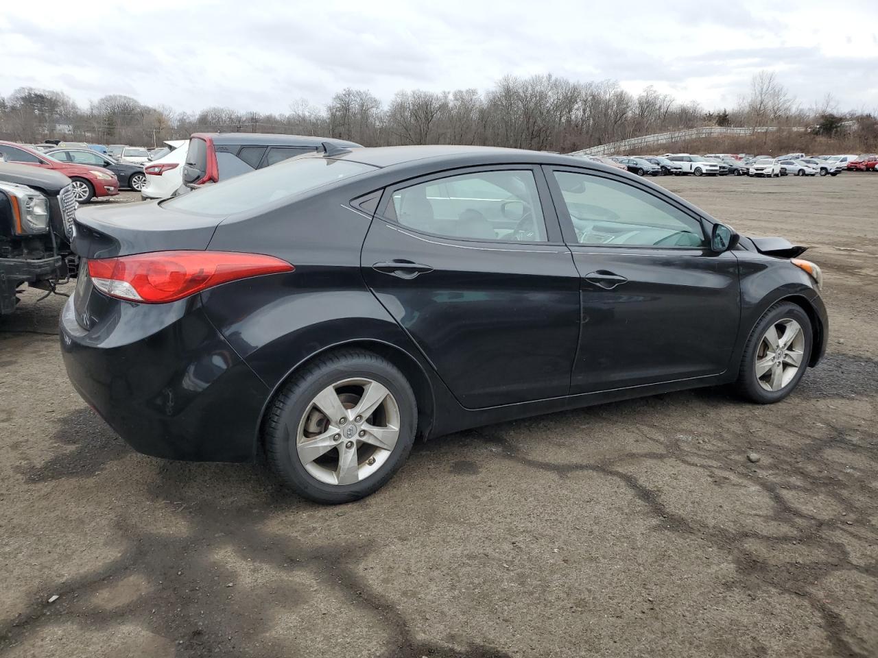 2012 Hyundai Elantra VIN KMHDH4AE8CU298639 Copart auction photo, front end damage thumbnail 3