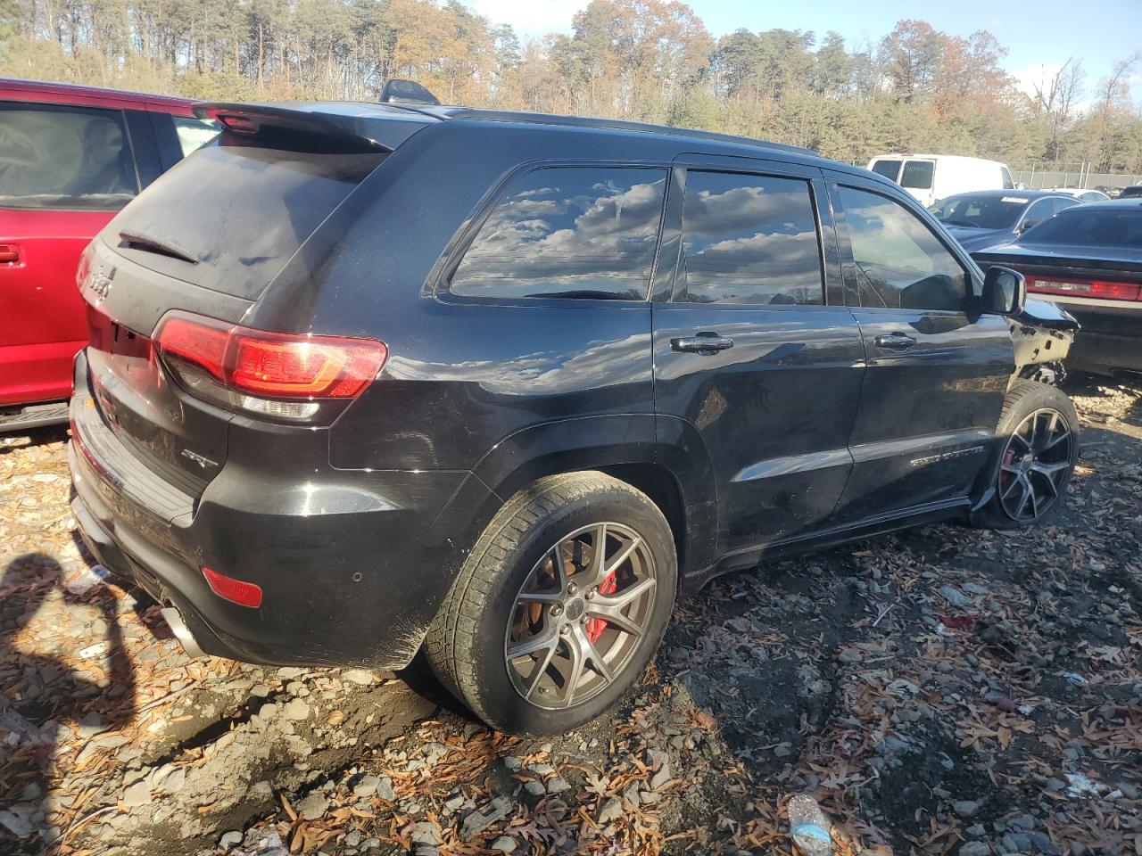 2017 Jeep Grand Cherokee VIN 1C4RJFDJ0HC672158 Copart auction photo, front end / undercarriage damage thumbnail 3