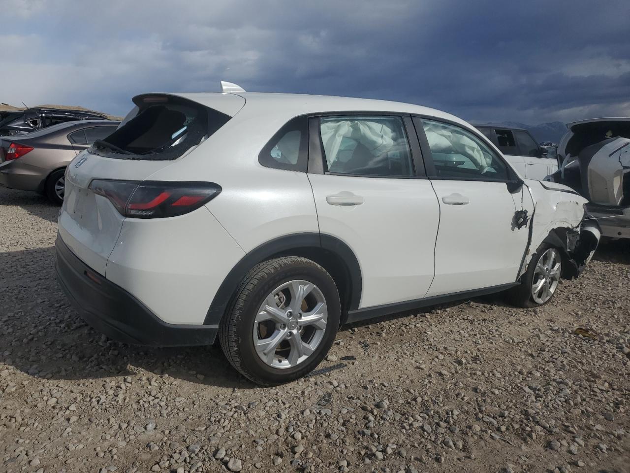 2023 Honda HR-V VIN 3CZRZ1H38PM740009 Copart auction photo, all over damage thumbnail 3