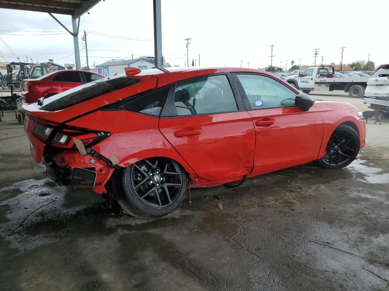 2023 Honda Civic VIN 19XFL2H86PE014669 Copart auction photo, rear end / front end damage thumbnail 3