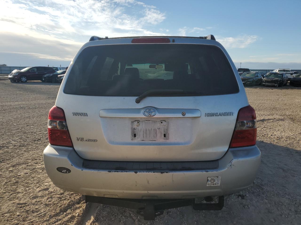 2006 Toyota Highlander VIN JTEHP21A660170854 Copart auction photo, normal wear / mechanical damage thumbnail 6