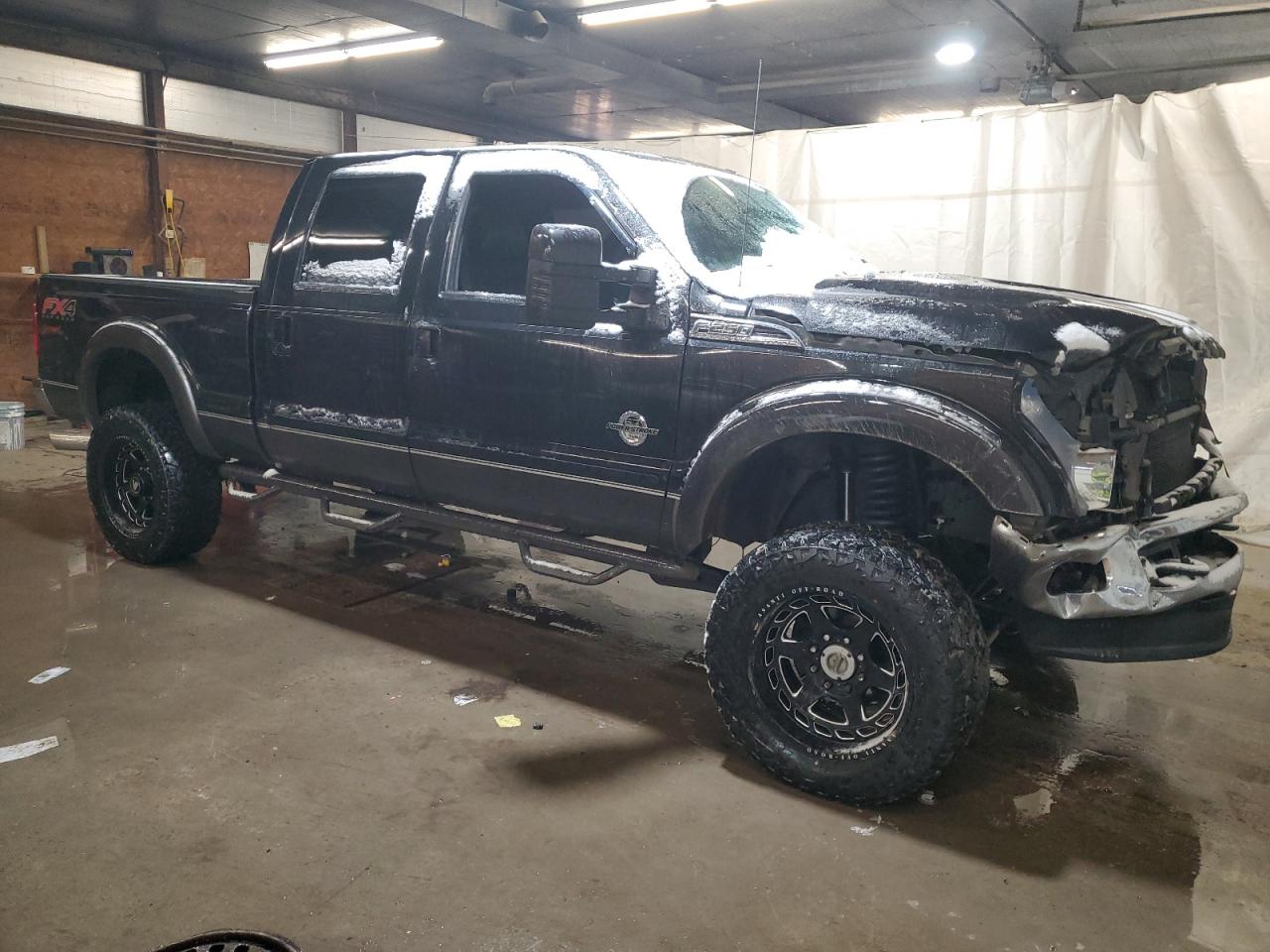 2014 Ford F250 VIN 1FT7W2BT3EEA20866 Copart auction photo, front end / side damage thumbnail 4