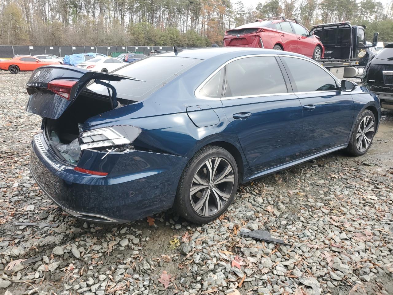 2021 Volkswagen Passat VIN 1VWSA7A30MC015073 Copart auction photo, rear end damage thumbnail 3