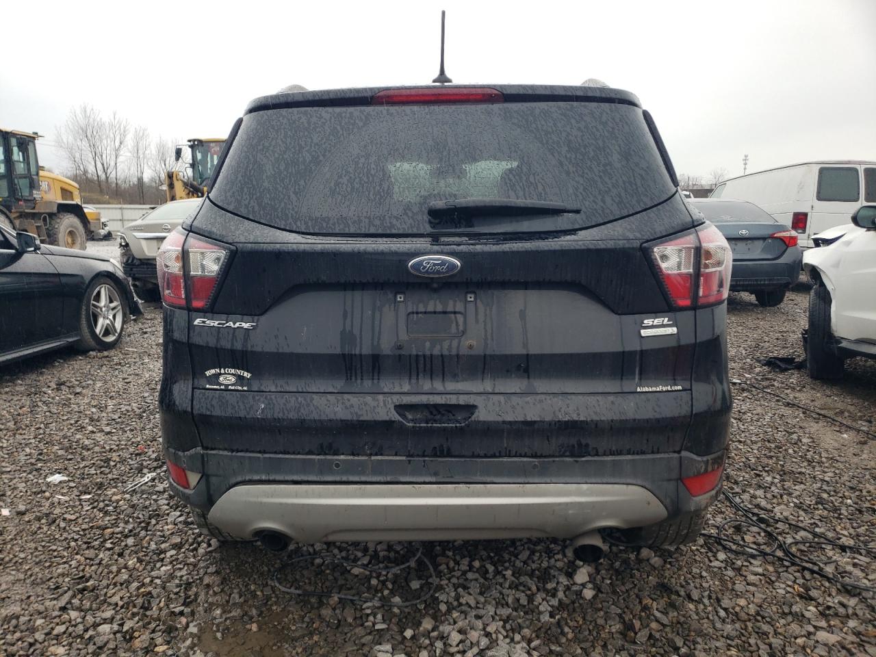 2018 Ford Escape VIN 1FMCU0HD7JUA16064 Copart auction photo, front end damage thumbnail 6