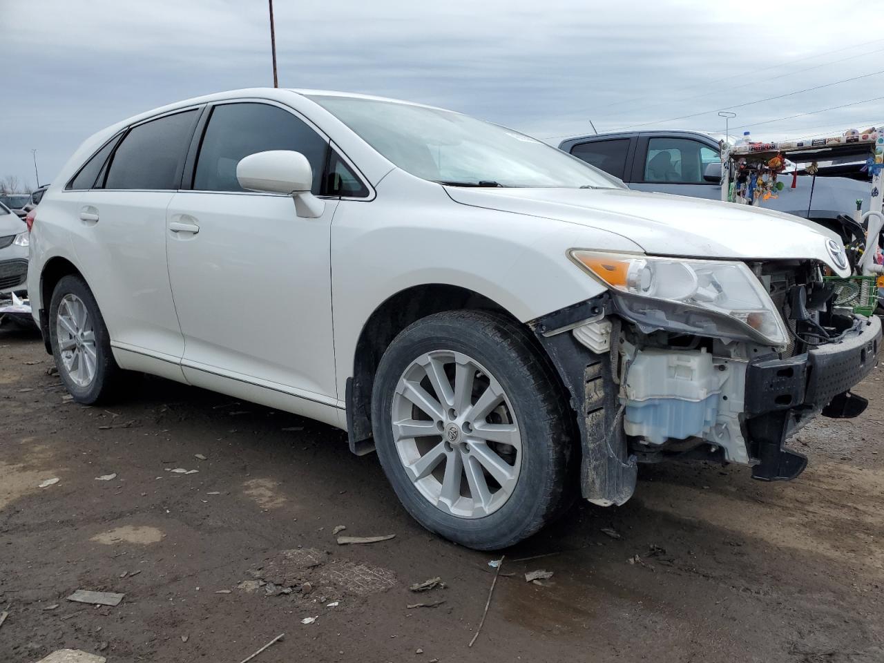 2011 Toyota Venza VIN 4T3ZA3BB9BU043044 Copart auction photo, front end / side damage thumbnail 4