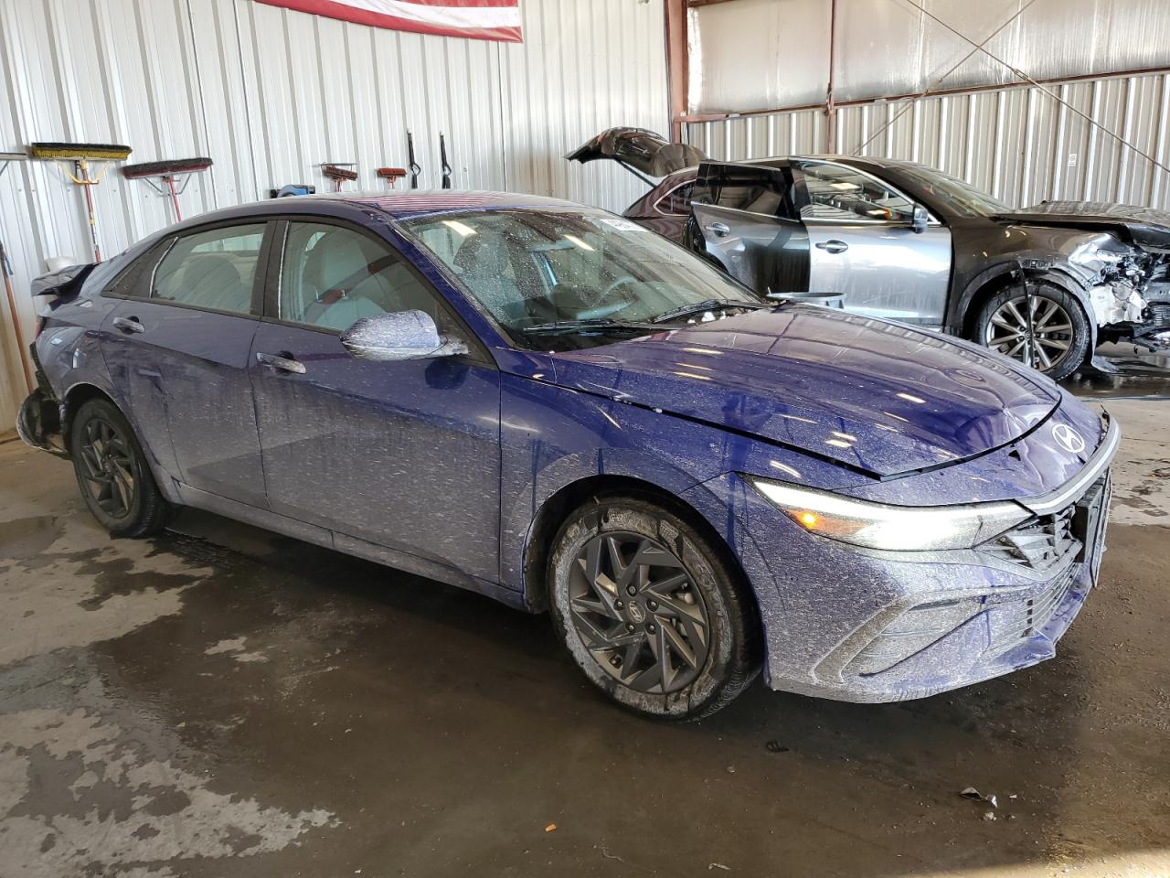 2024 Hyundai Elantra VIN KMHLM4DJXRU109756 Copart auction photo, rear end damage thumbnail 4