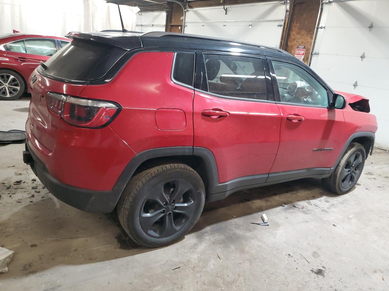 2018 Jeep Compass VIN 3C4NJDBB9JT304196 Copart auction photo, front end damage thumbnail 3