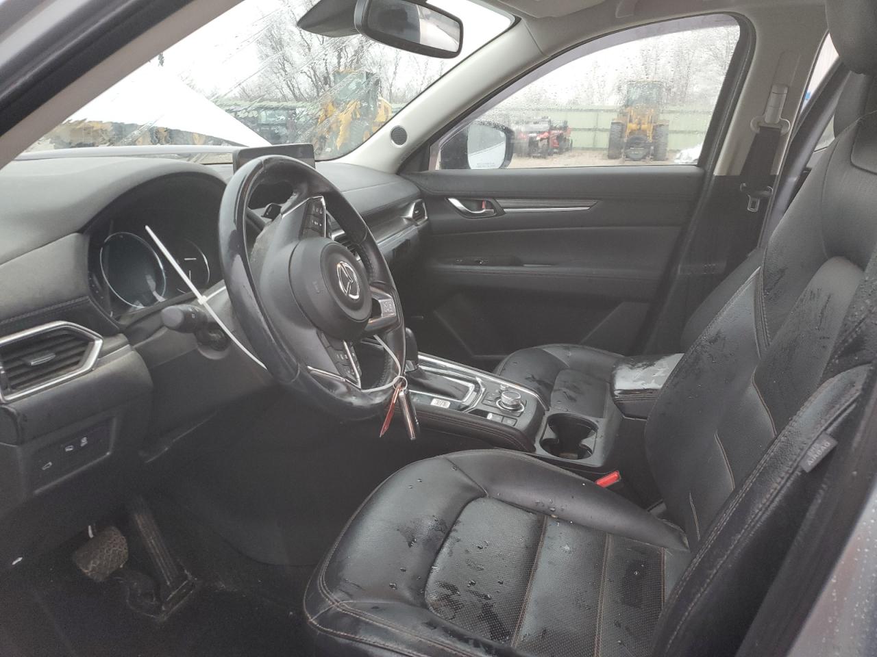 2021 Mazda CX-5 VIN JM3KFBDM4M1374618 Copart auction photo, front end / undercarriage damage thumbnail 7