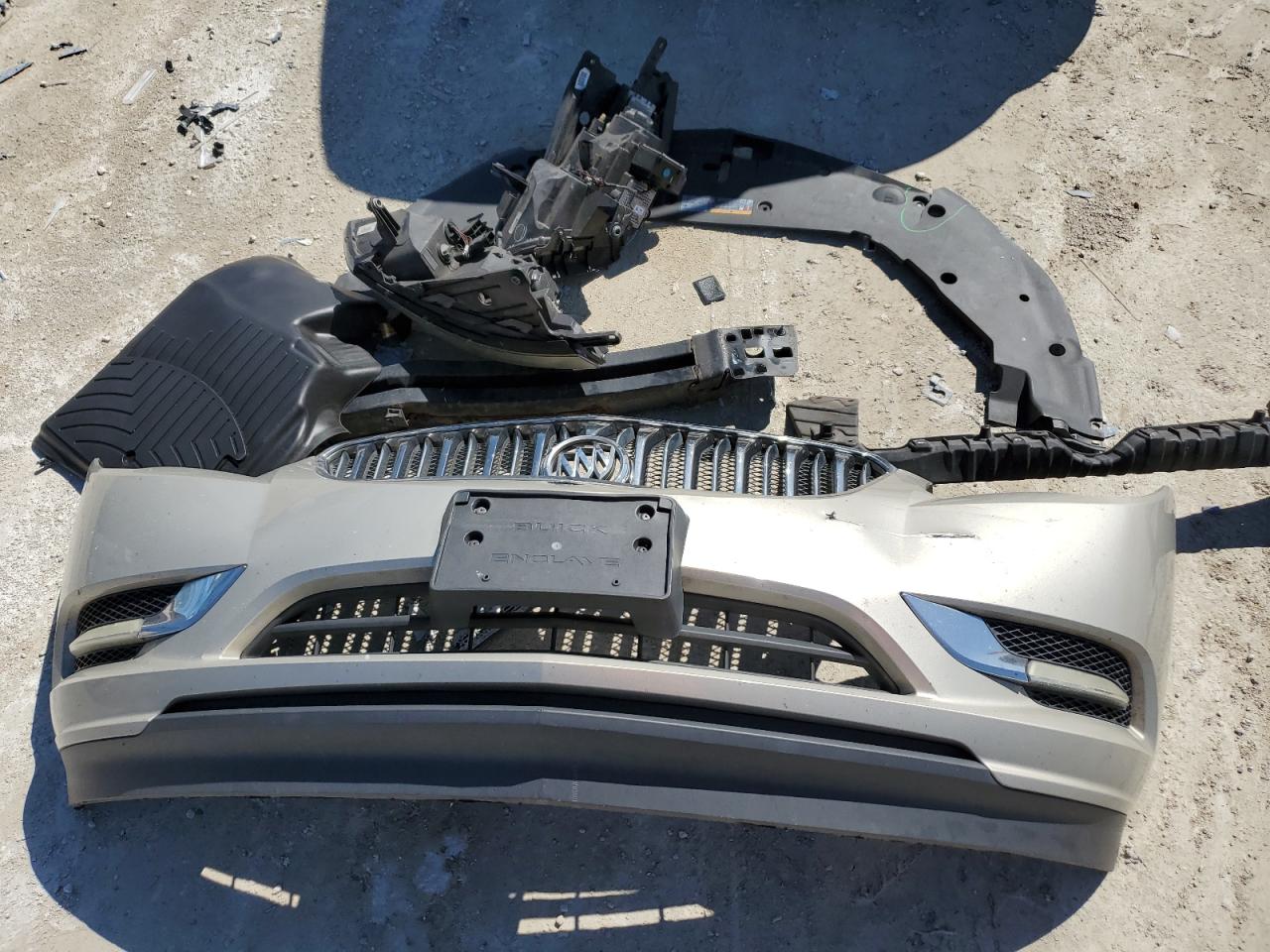 2013 Buick Enclave VIN 5GAKVDKD5DJ206207 Copart auction photo, front end damage thumbnail 13