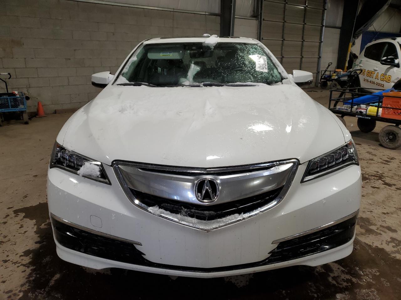2015 Acura TLX VIN 19UUB1F58FA021123 Copart auction photo, rear end / side damage thumbnail 5