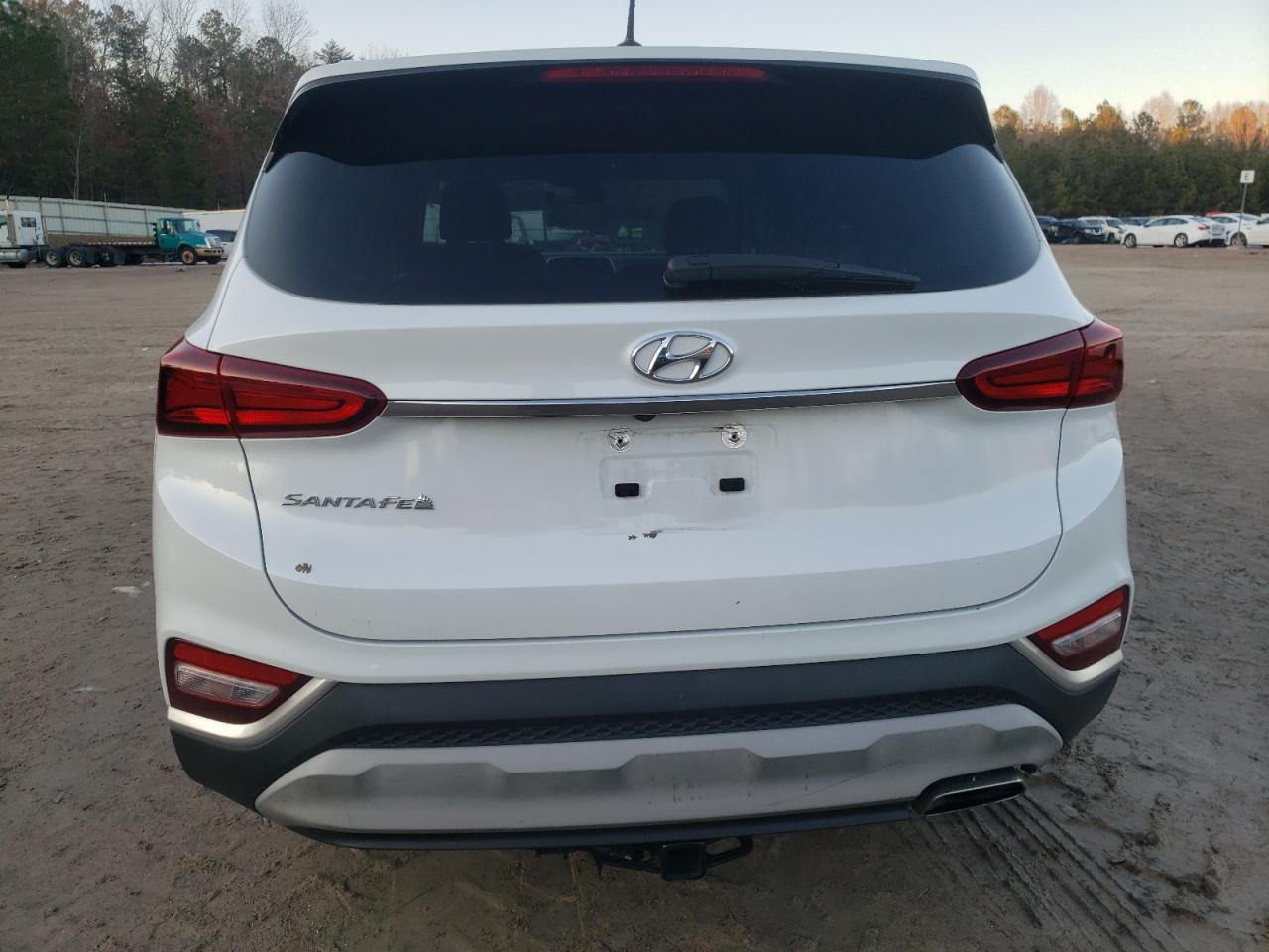 2019 Hyundai Santa Fe VIN 5NMS23AD9KH105757 Copart auction photo, vandalism damage thumbnail 6