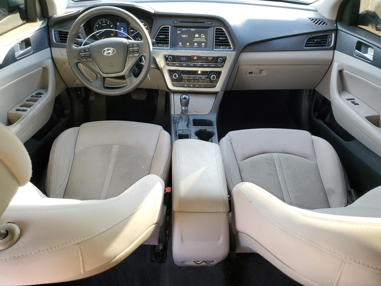 2016 Hyundai Sonata VIN 5NPE34AF0GH284783 Copart auction photo, front end / rear end damage thumbnail 8