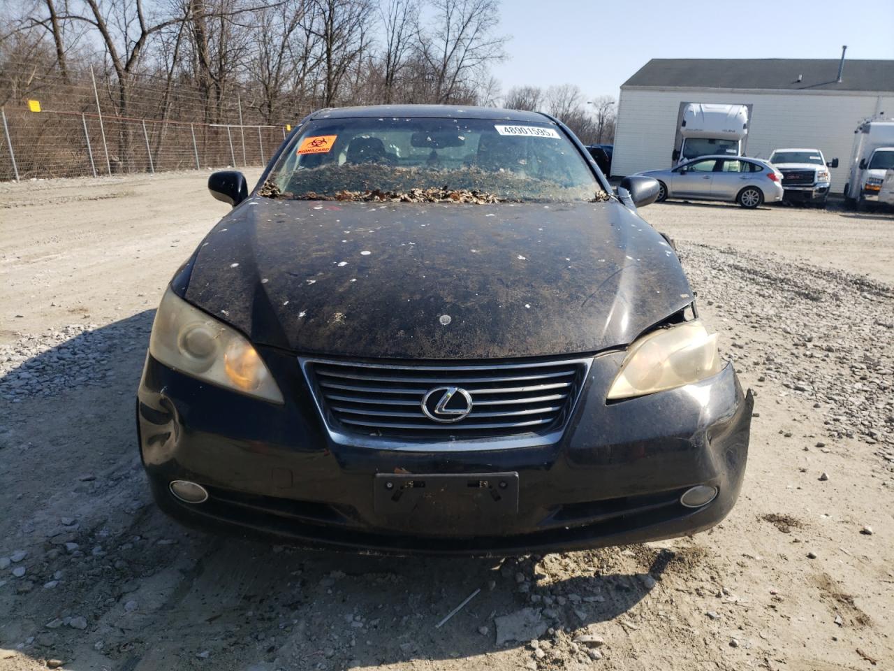 2008 Lexus ES VIN JTHBJ46G982240826 Copart auction photo, front end / side damage thumbnail 5