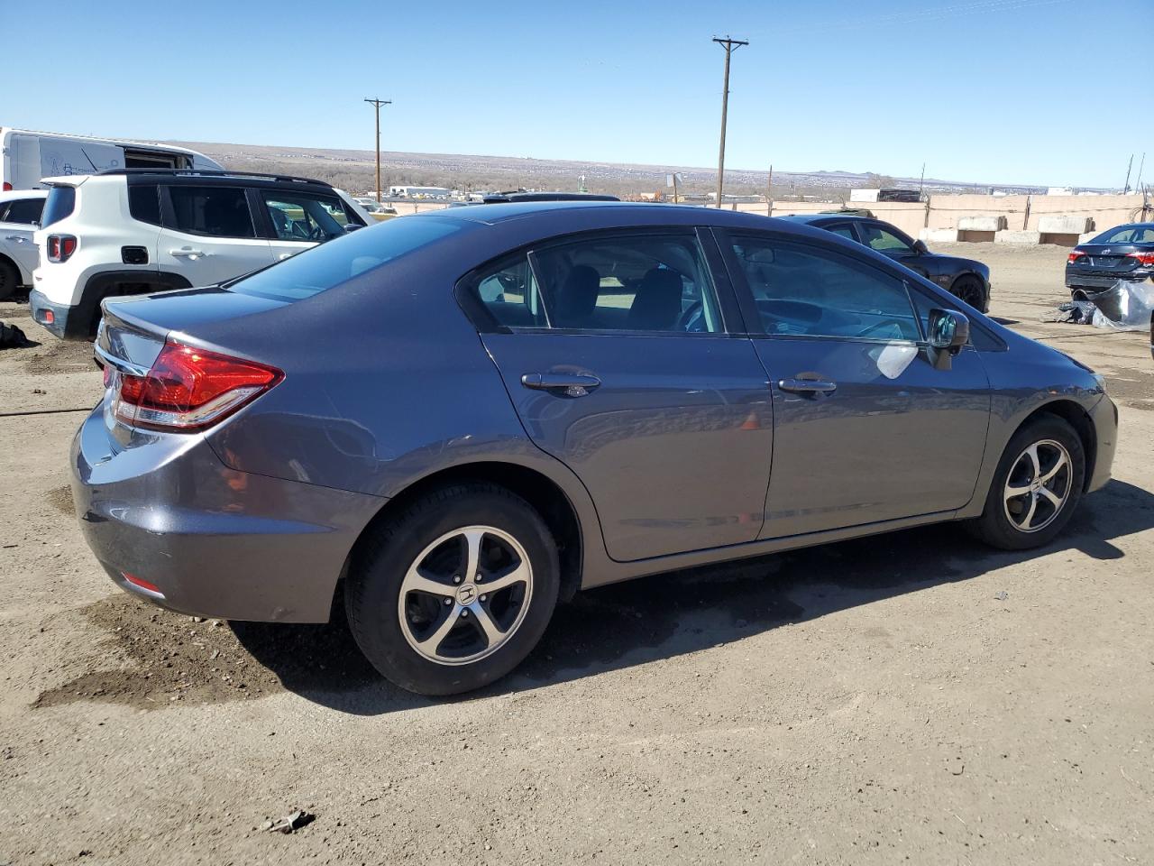 2015 Honda Civic VIN 19XFB2F71FE248004 Copart auction photo, front end / side damage thumbnail 3
