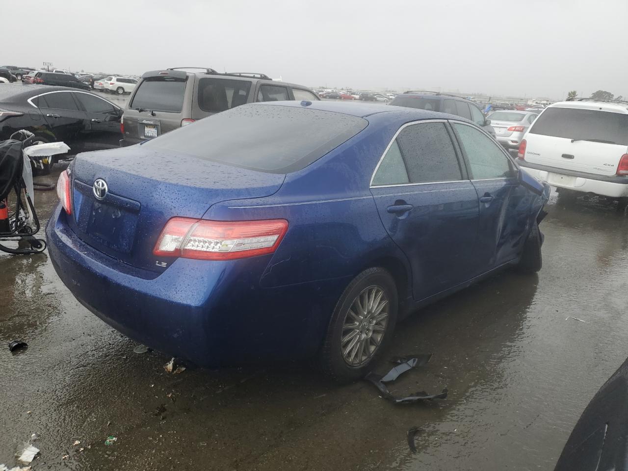 2010 Toyota Camry VIN 4T4BF3EK2AR002749 Copart auction photo, front end / side damage thumbnail 3