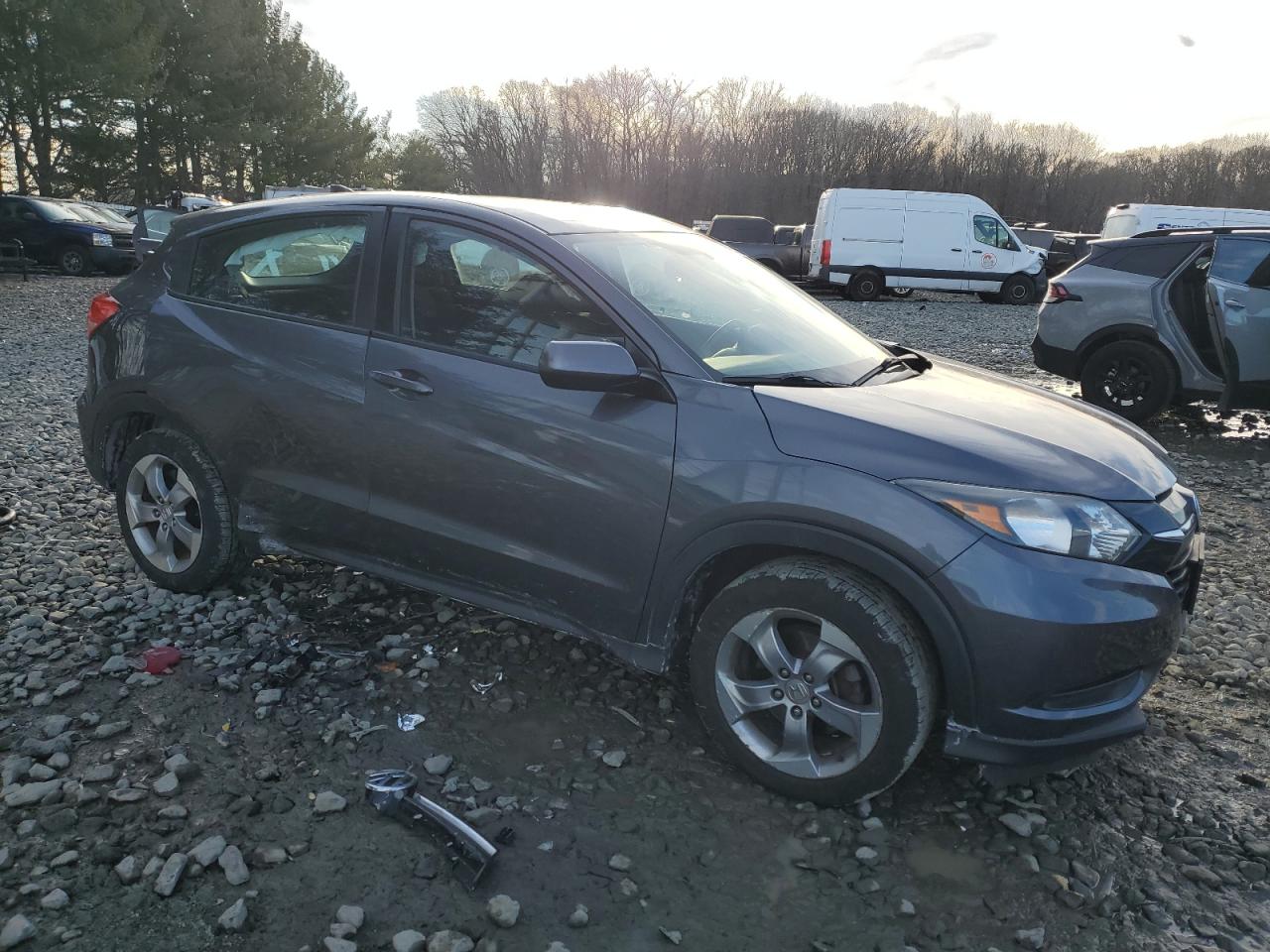 2018 Honda HR-V VIN 3CZRU6H35JG718857 Copart auction photo, side / rear end damage thumbnail 4