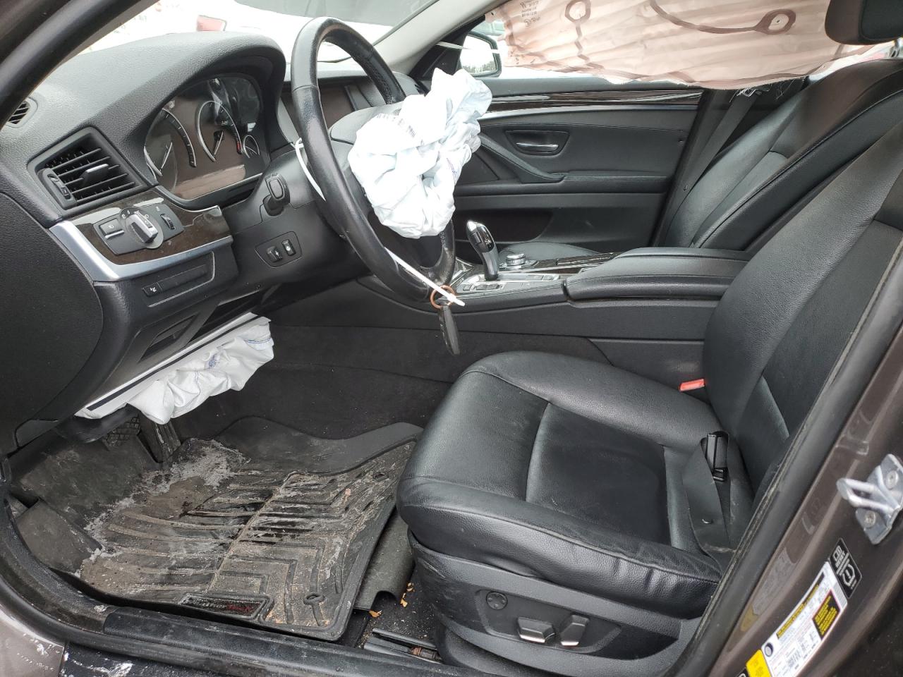 2013 BMW 5er VIN WBAFU7C53DDU73577 Copart auction photo, front end damage thumbnail 7