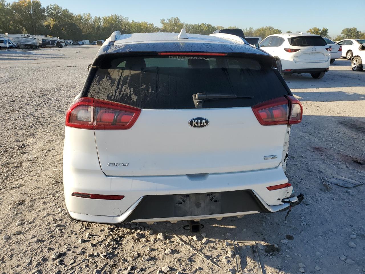 2018 KIA Niro VIN KNDCB3LC0J5136633 Copart auction photo, rear end / undercarriage damage thumbnail 6