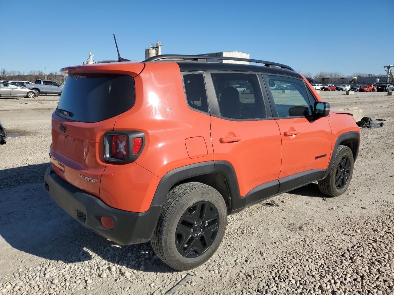 2018 Jeep Renegade VIN ZACCJBCB9JPH18600 Copart auction photo, front end damage thumbnail 3