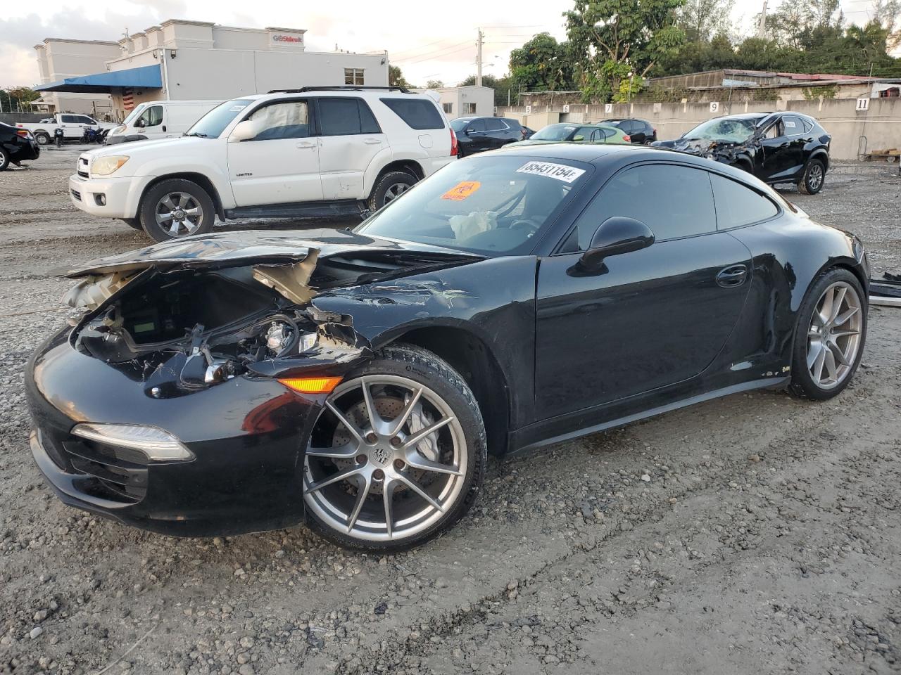 2014 Porsche 911 VIN WP0AA2A93ES106996 Copart auction photo, all over damage thumbnail 2