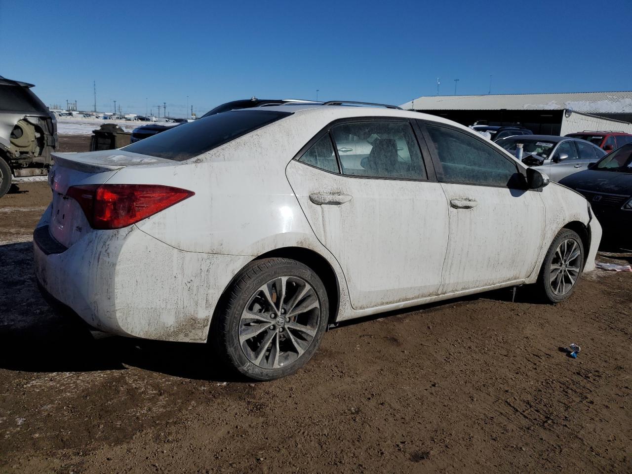 2017 Toyota Corolla VIN 2T1BURHEXHC752842 Copart auction photo, front end / rear end damage thumbnail 3