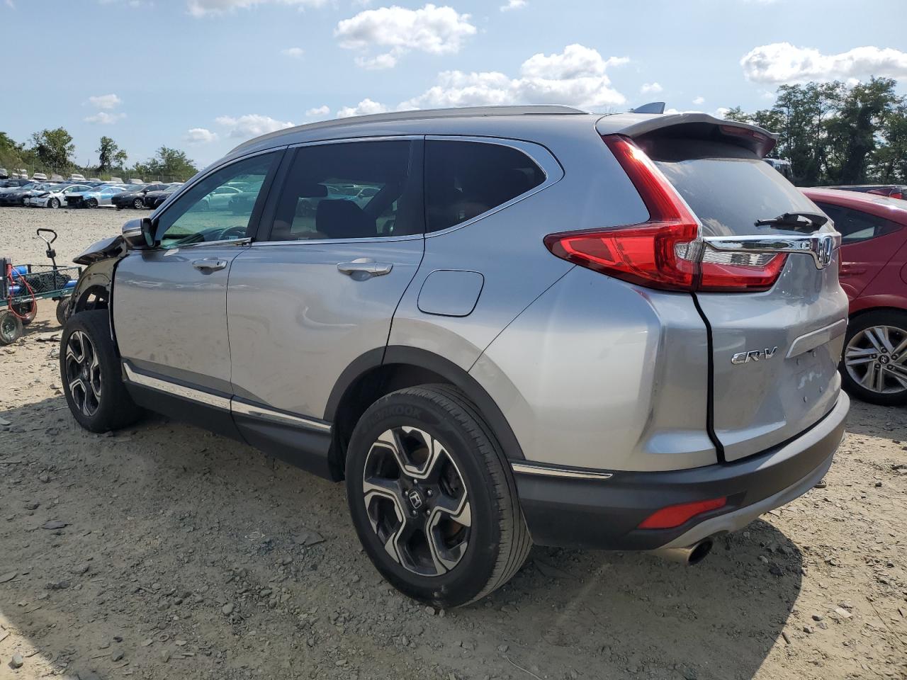 2018 Honda CR-V VIN 2HKRW2H94JH694300 Copart auction photo, front end / minor dent/scratches damage thumbnail 2