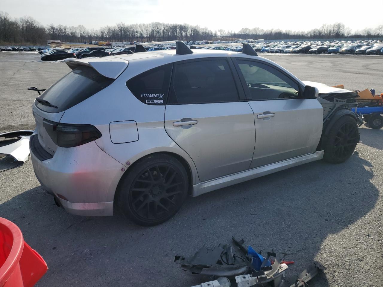 2009 Subaru WRX VIN JF1GH76699G819997 Copart auction photo, front end damage thumbnail 3