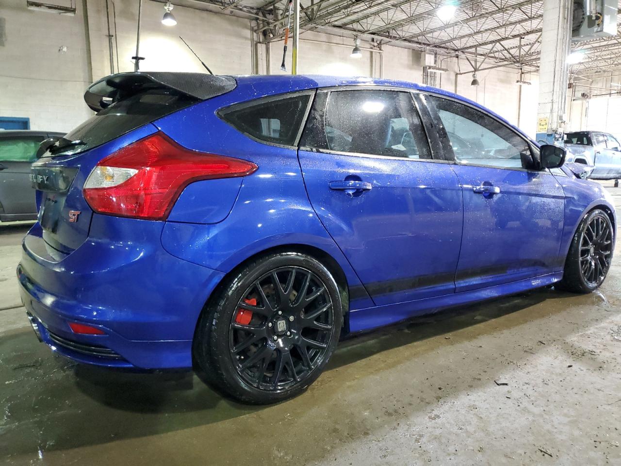 2014 Ford Focus VIN 1FADP3L93EL276838 Copart auction photo, front end damage thumbnail 3