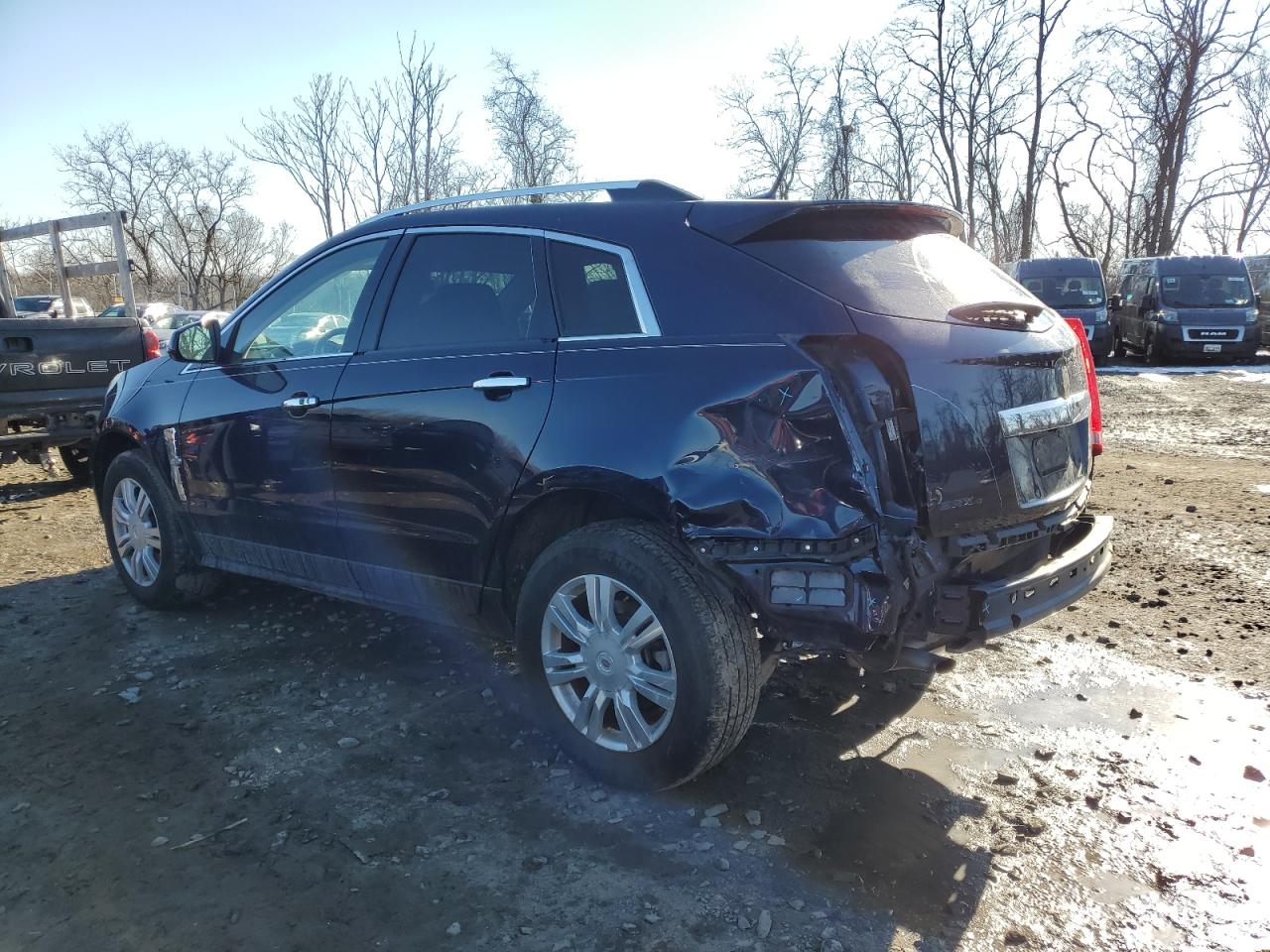 2011 Cadillac SRX VIN 3GYFNDEY7BS550156 Copart auction photo, rear end damage thumbnail 2