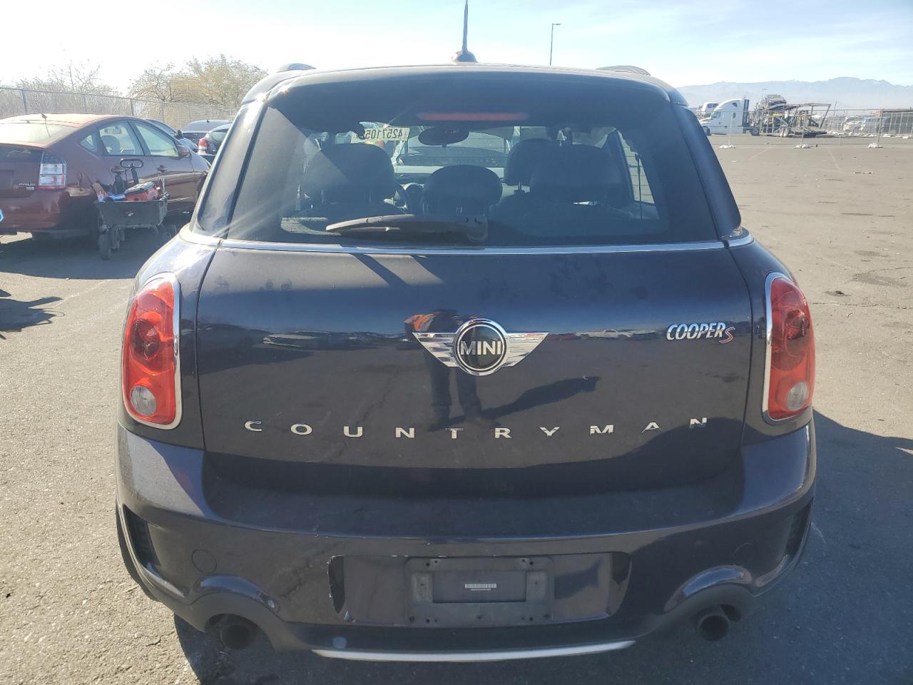 2015 MINI Cooper VIN WMWZC5C59FWP43830 Copart auction photo, front end damage thumbnail 6