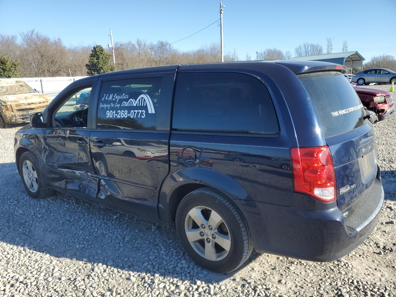 2016 Dodge Caravan VIN 2C4RDGBG2GR109171 Copart auction photo, side damage thumbnail 2