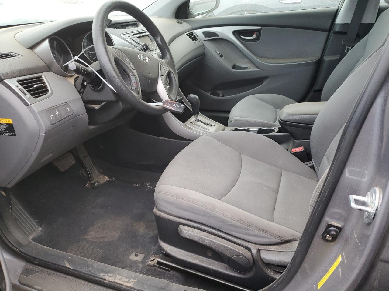 2013 Hyundai Elantra VIN KMHDH4AE0DU540888 Copart auction photo, side damage thumbnail 7