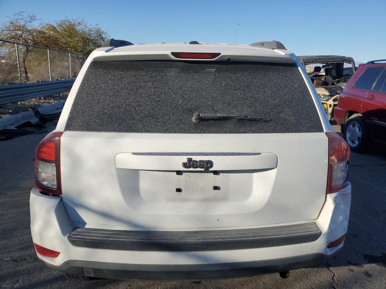 2017 Jeep Compass VIN 1C4NJCBB2HD208727 Copart auction photo, side damage thumbnail 6
