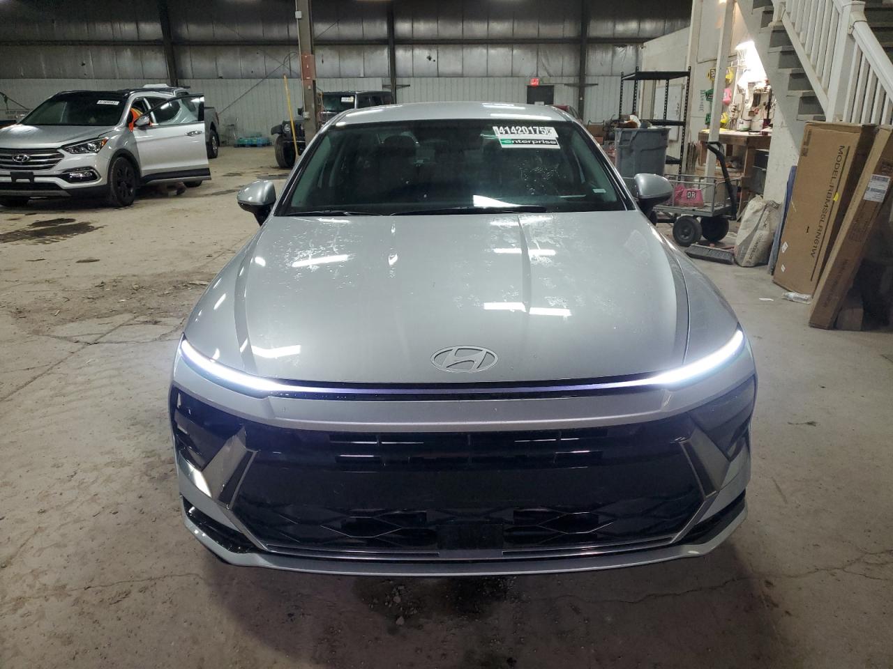 2024 Hyundai Sonata VIN KMHL64JAXRA369915 Copart auction photo, side / front end damage thumbnail 5