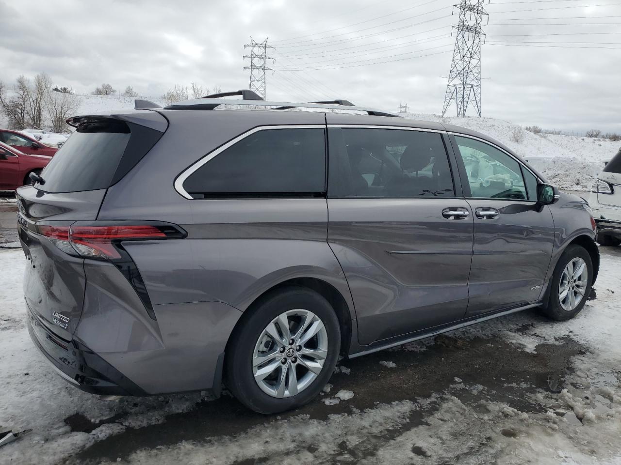 2021 Toyota Sienna VIN 5TDZSKFC3MS008238 Copart auction photo, front end / side damage thumbnail 3