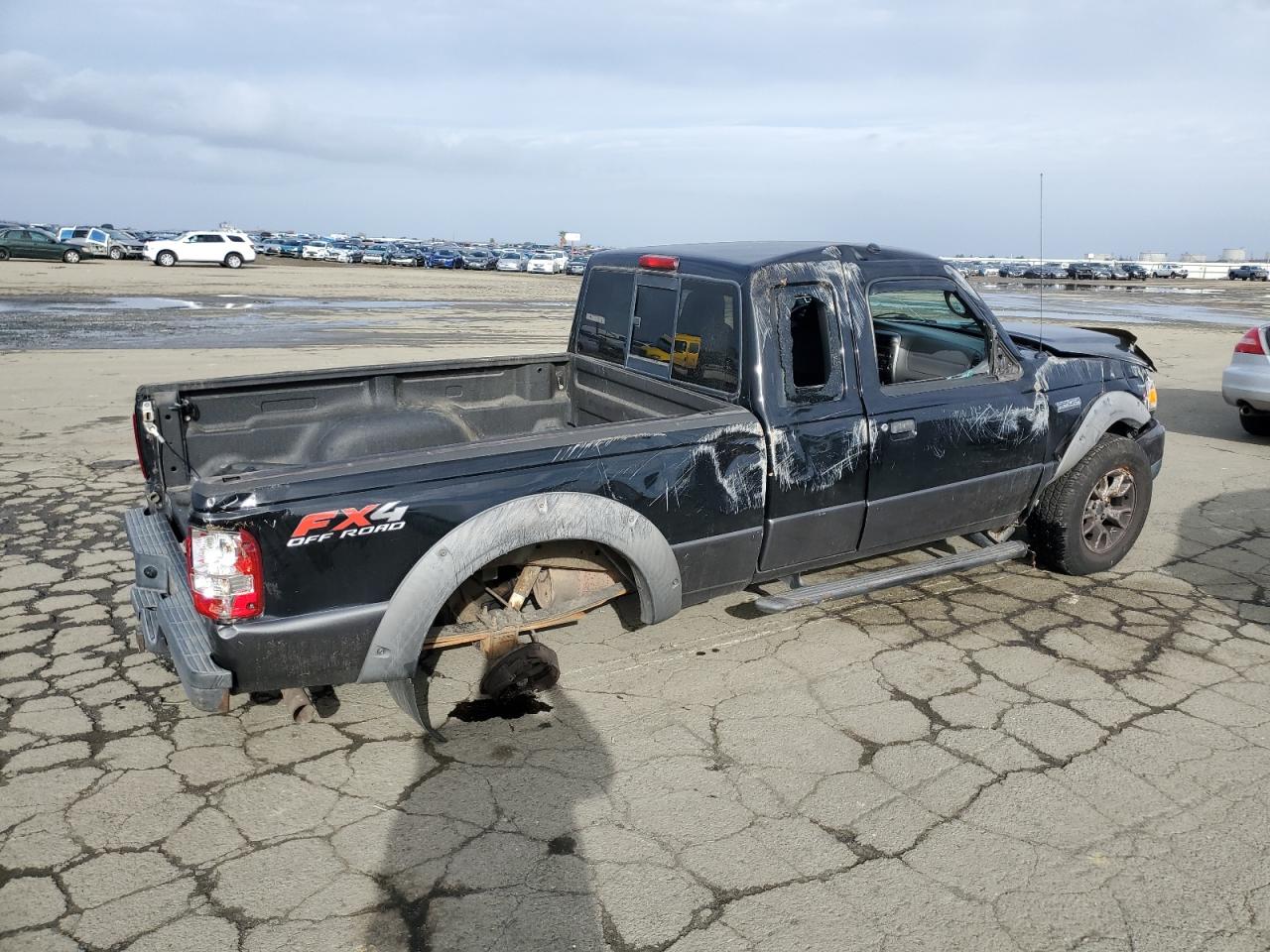 2008 Ford Ranger VIN 1FTZR45E38PA35112 Copart auction photo, all over / undercarriage damage thumbnail 3