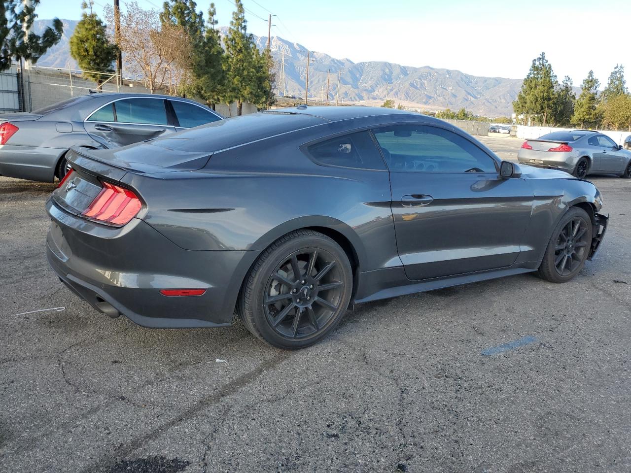 2020 Ford Mustang VIN 1FA6P8TH3L5130759 Copart auction photo, front end damage thumbnail 3