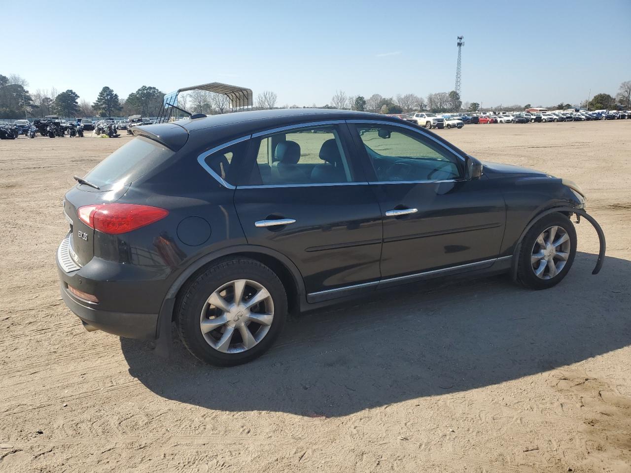 2010 Infiniti EX VIN JN1AJ0HR3AM751692 Copart auction photo, front end damage thumbnail 3