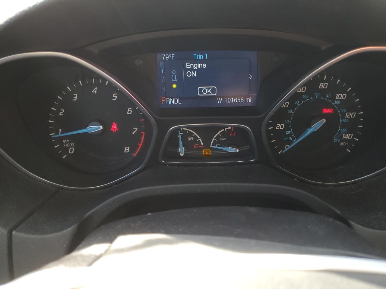2014 Ford Focus VIN 1FADP3F27EL441384 Copart auction photo, front end / side damage thumbnail 9