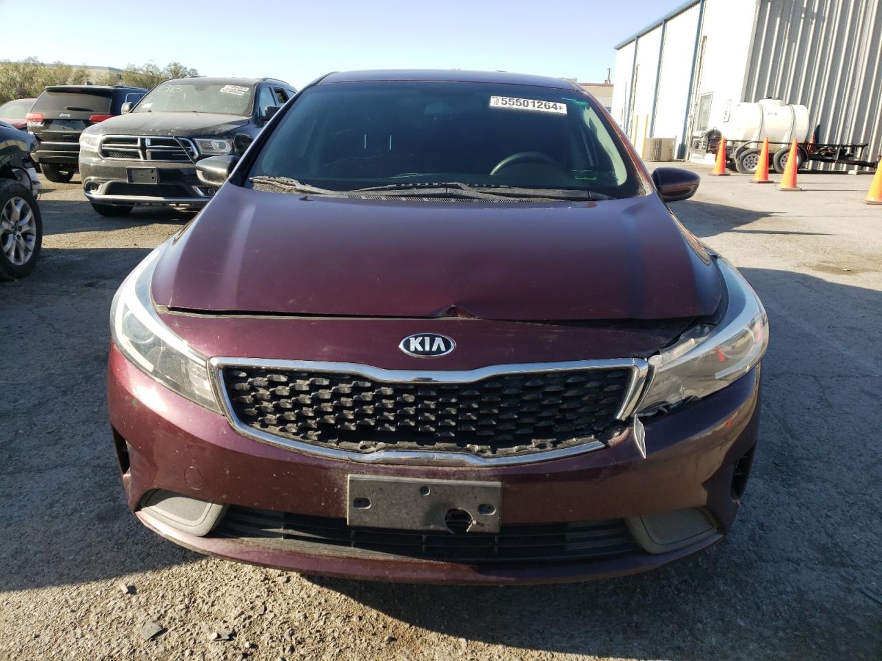 2018 KIA Forte VIN 3KPFK4A72JE227979 Copart auction photo, rear end / front end damage thumbnail 5