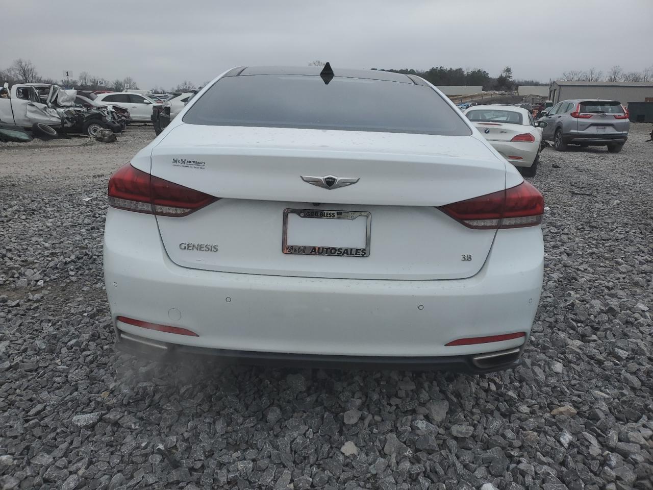 2015 Hyundai Genesis VIN KMHGN4JE7FU069721 Copart auction photo, front end damage thumbnail 6