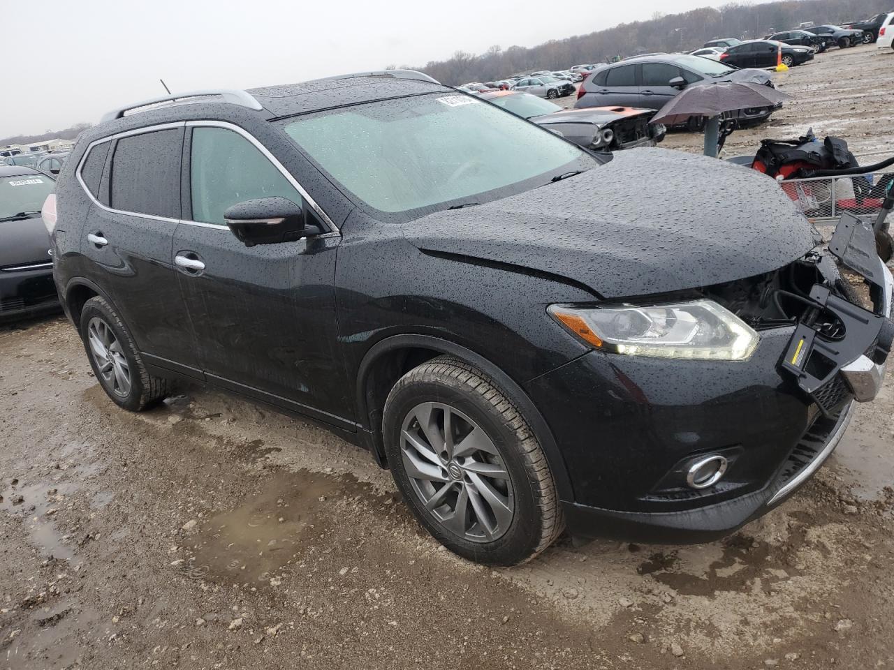 2015 Nissan Rogue VIN 5N1AT2MV1FC840823 Copart auction photo, front end damage thumbnail 4