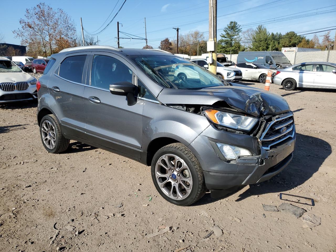 2020 Ford EcoSport VIN MAJ6S3KL5LC343019 Copart auction photo, front end damage thumbnail 4