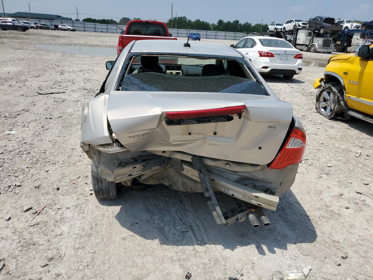 2010 Ford Fusion VIN 3FAHP0HA0AR141444 Copart auction photo, rear end / front end damage thumbnail 6