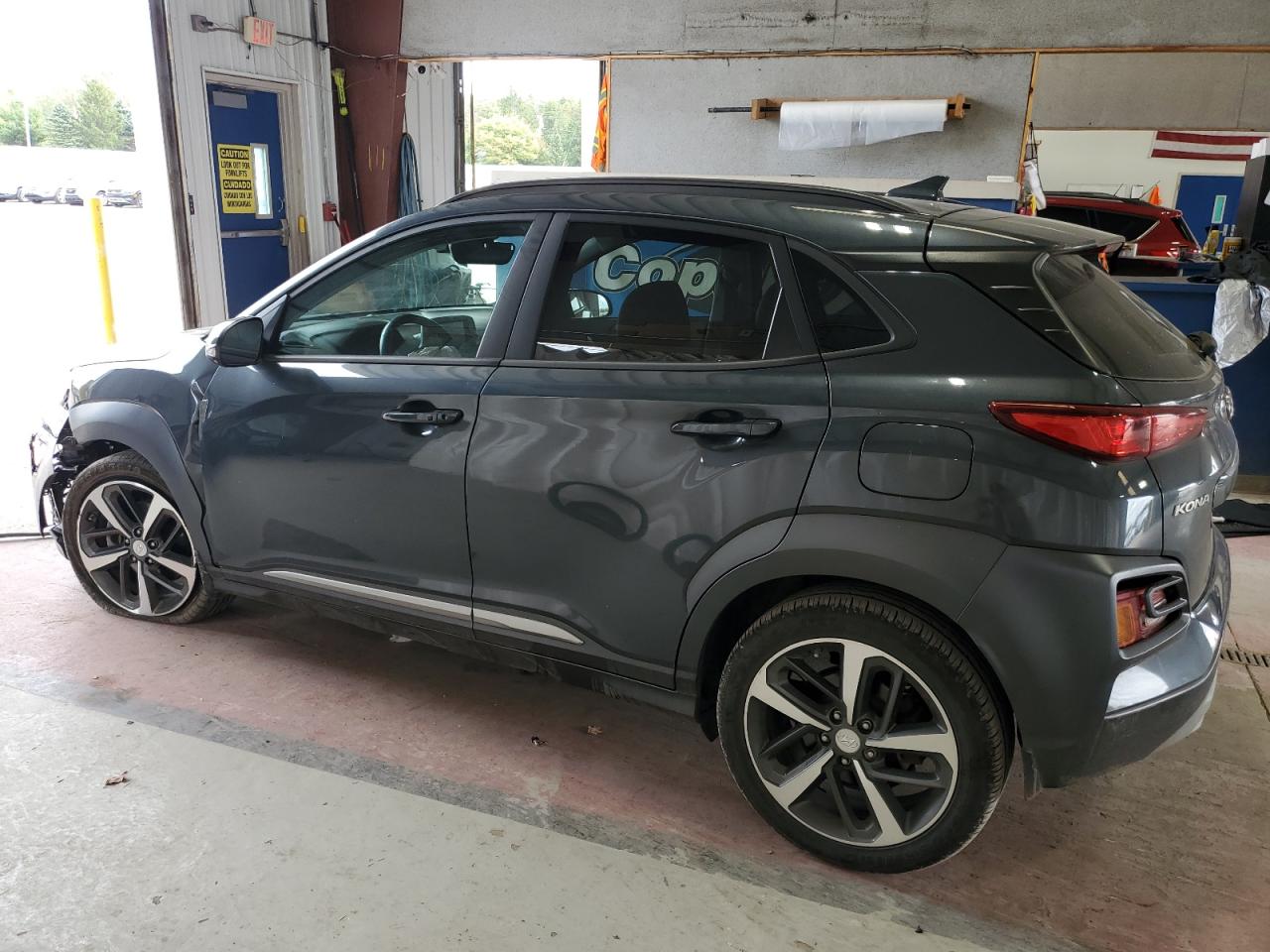 2020 Hyundai Kona VIN KM8K3CA50LU443950 Copart auction photo, front end damage thumbnail 2