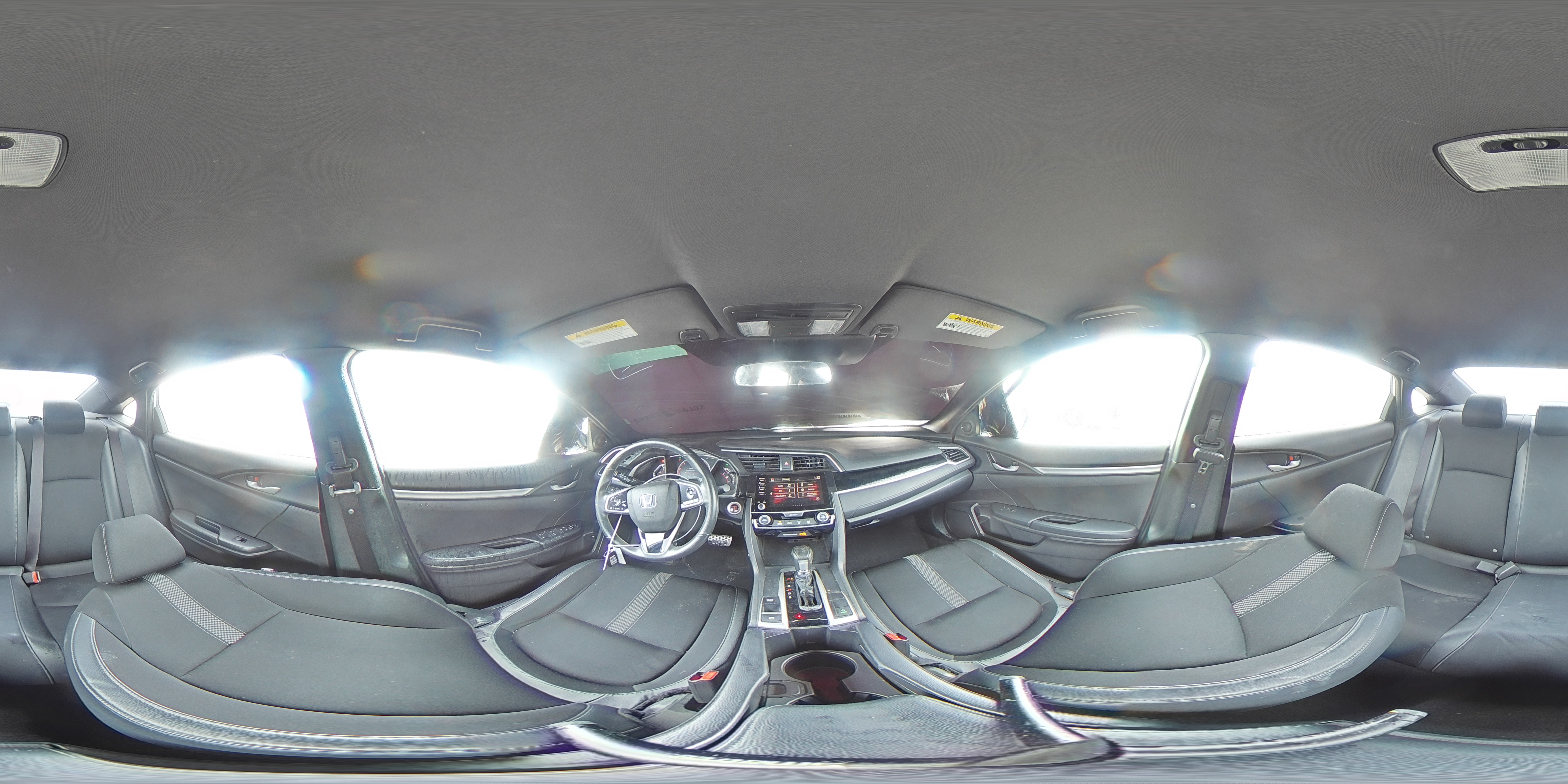2020 Honda Civic VIN 19XFC2F87LE001345 Copart auction photo, rear end damage thumbnail 14