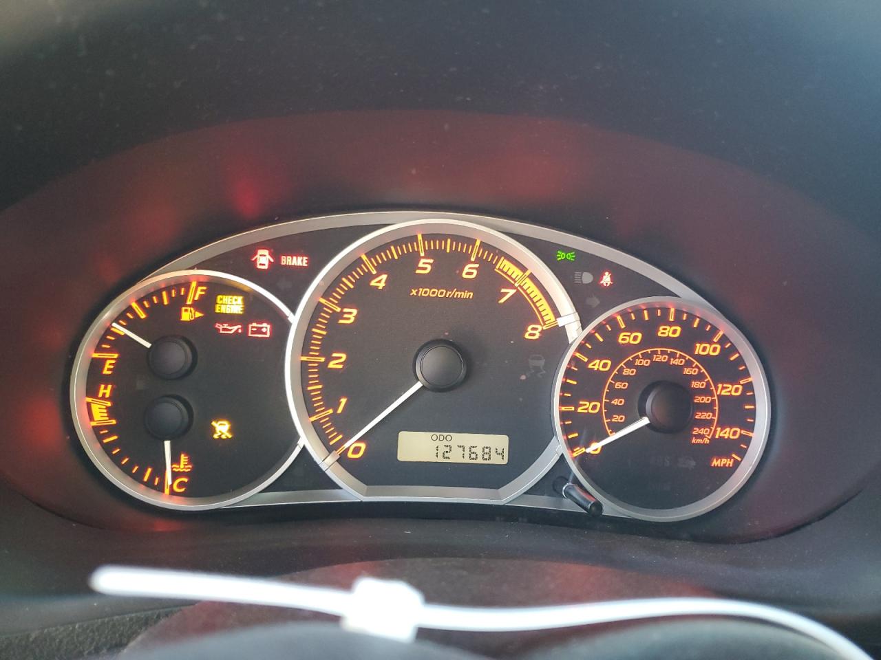 2011 Subaru WRX VIN JF1GV7F64BG511408 Copart auction photo, mechanical / front end damage thumbnail 9