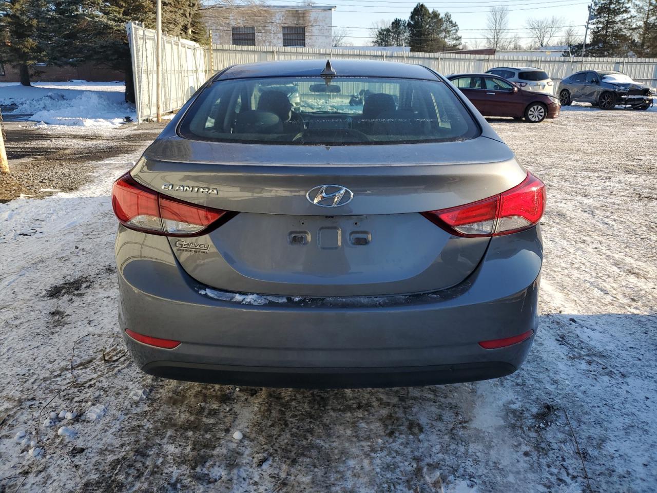 2014 Hyundai Elantra VIN 5NPDH4AE6EH497318 Copart auction photo, front end damage thumbnail 6