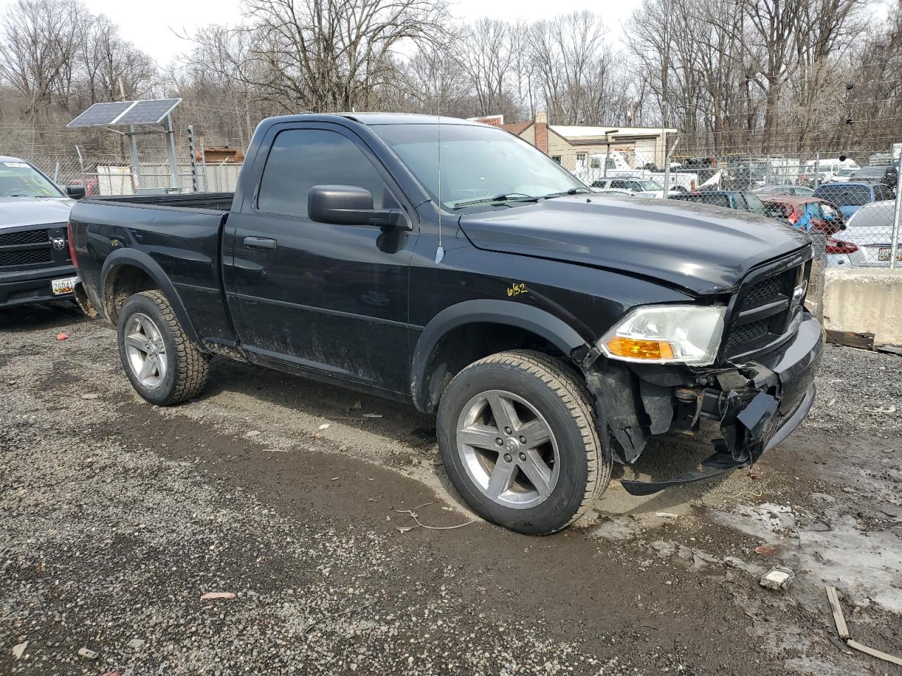 2012 Dodge RAM VIN 3C6JD7AT8CG159091 Copart auction photo, front end / all over damage thumbnail 4