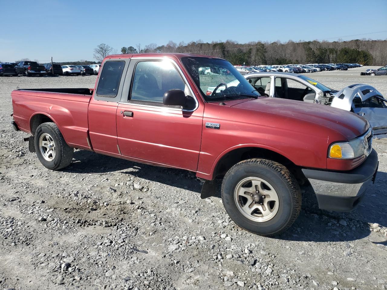 1999 Mazda B-series VIN 4F4YR16V2XTM21901 Copart auction photo, all over damage thumbnail 4
